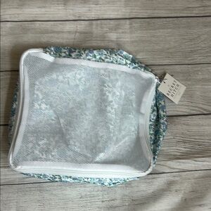 Floral Bath 3set Travel Bags with Mesh Top